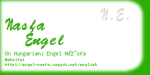nasfa engel business card